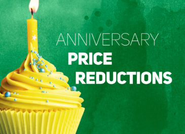 Anniversary Price Reductions
